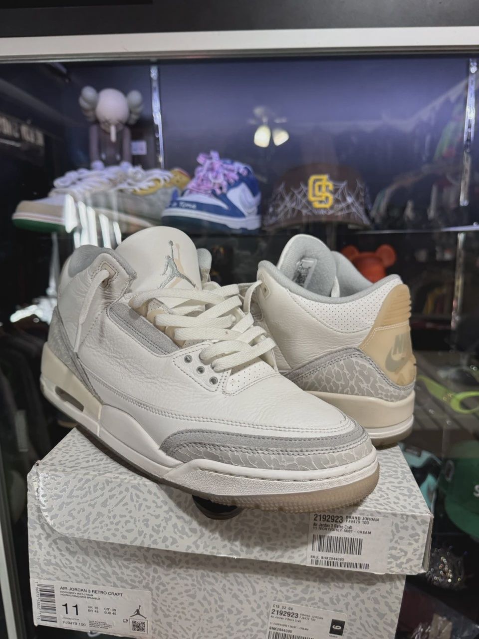 Air Jordan 3 Retro Craft Ivory • Pre-Owned [4793]