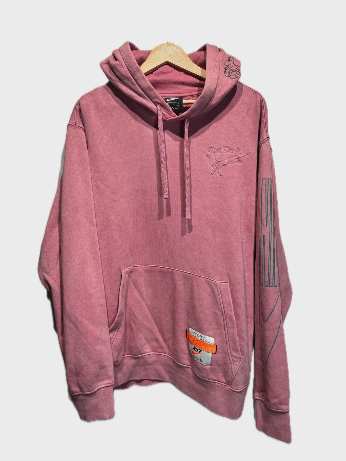 Nike SB Just Do It Pink Hoodie size XL • Pre-Owned [2950]