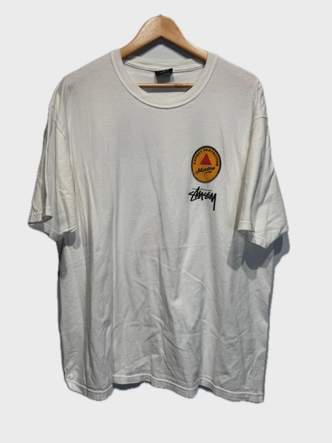 Stussy x Martine Rose World Tour Collection Tee White XL • Pre-Owned [9390]