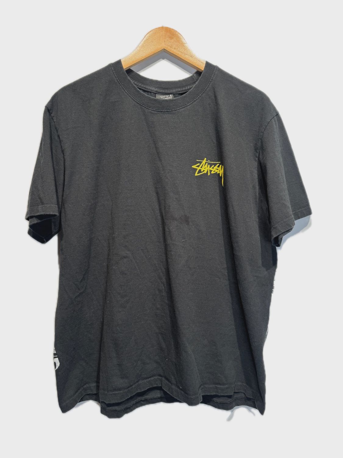 Stussy Lowrider Black Tee size L • Pre-Owned [2386]