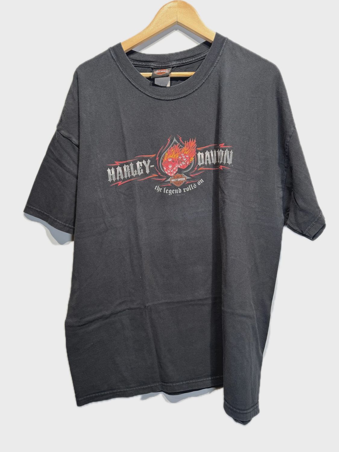 Harley Davidson Dice Roll Tee size XXL • Pre-Owned [7412]