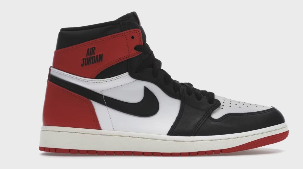 Air Jordan 1 Retro High Original Black Toe Reimagined • Brand New [1374]