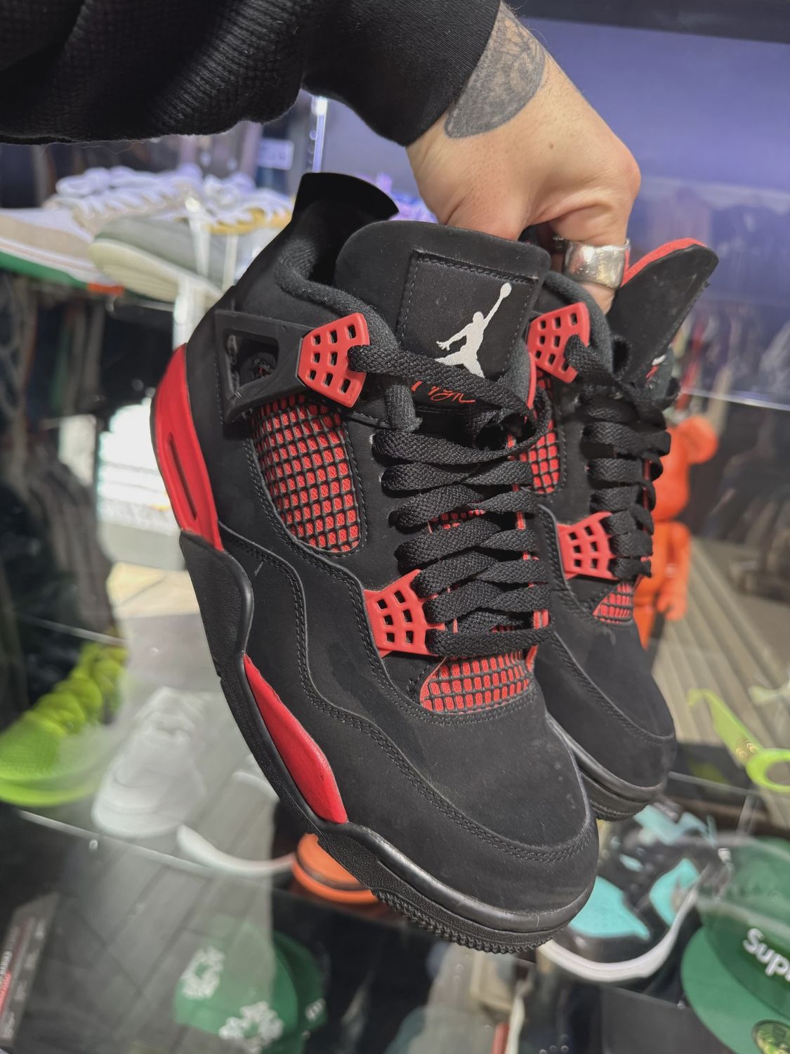 Air Jordan 4 Retro Red Thunder - No Box • Pre-Owned [3211]