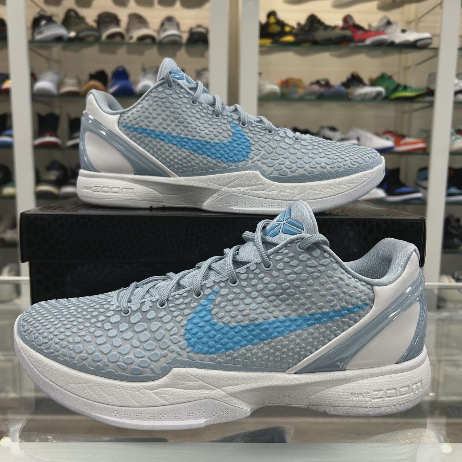 Nike Kobe 6 Protro Caitlin Clark Light Armory Blue • Pre-Owned [8325]