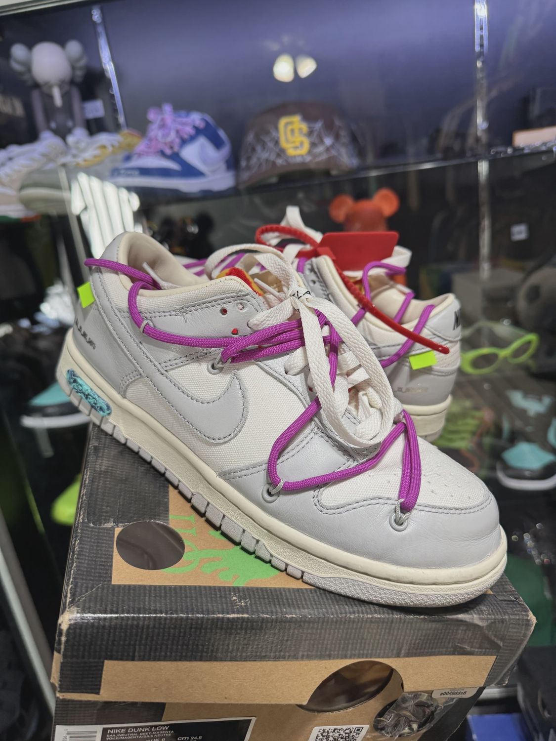 Nike Dunk Low Off-White Lot 45 • Pre-Owned [4614]