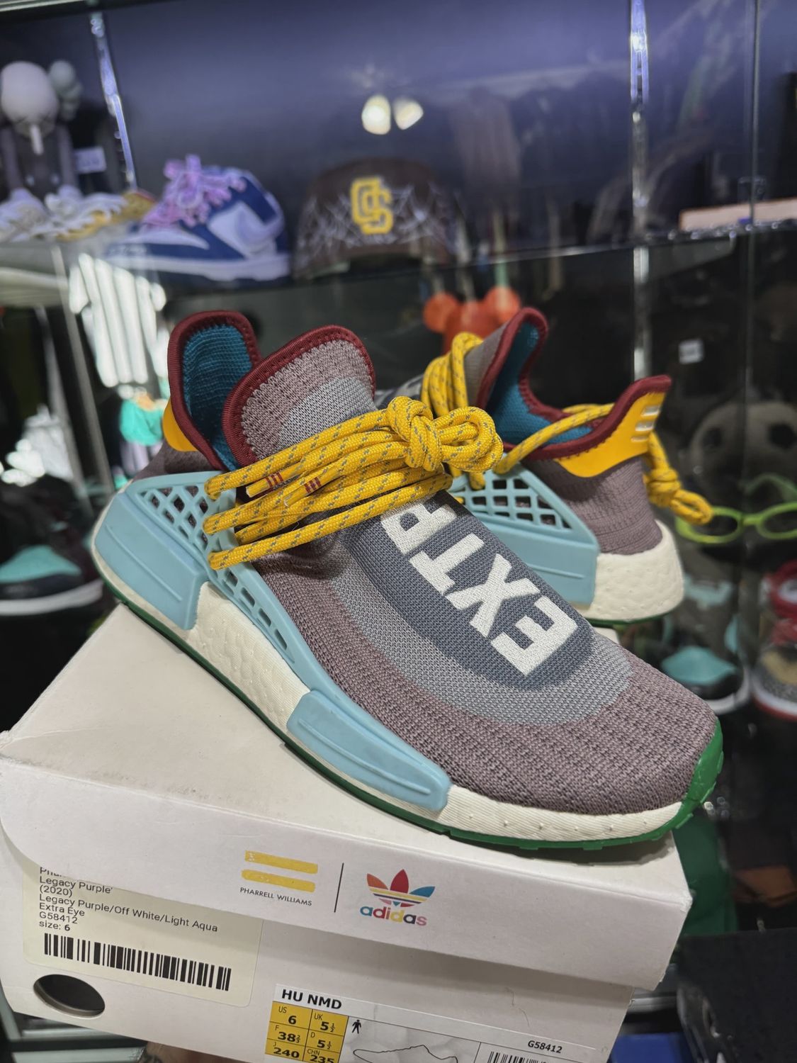 adidas NMD Hu Pharrell Extra Eye Grey • Pre-Owned [2806]