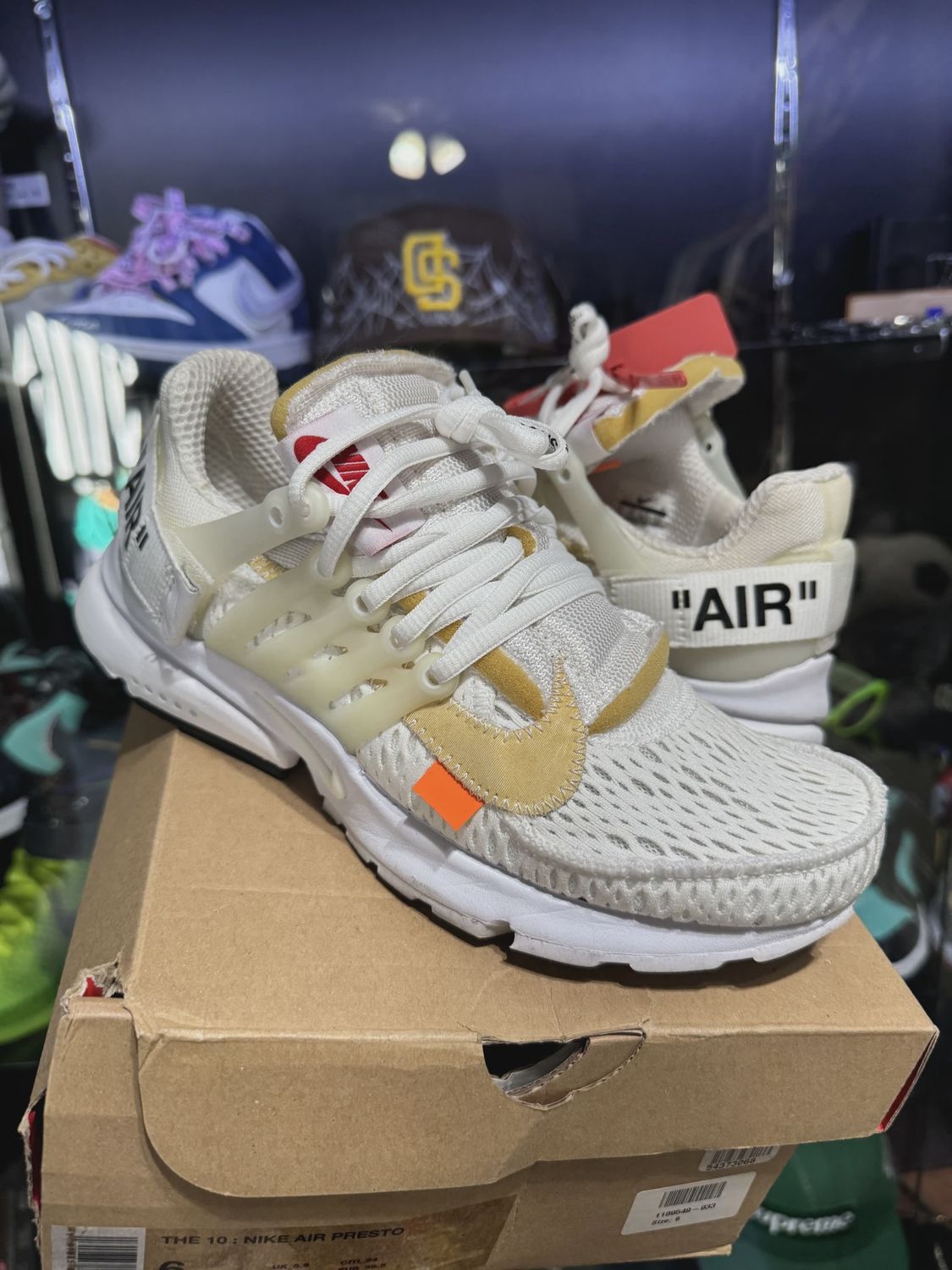 Nike Air Air Presto Off-White White (2018) • Pre-Owned [5220]