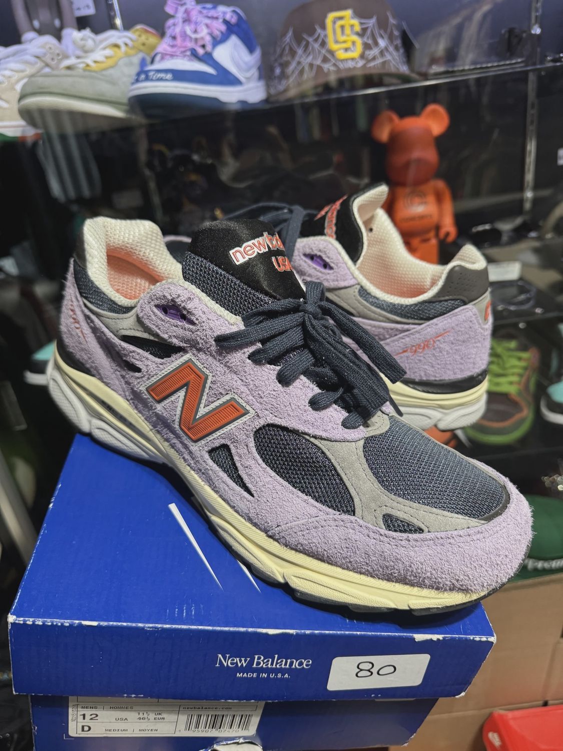 New Balance 990v3 MiUSA Teddy Santis Raw Amethyst • Pre-Owned [2654]