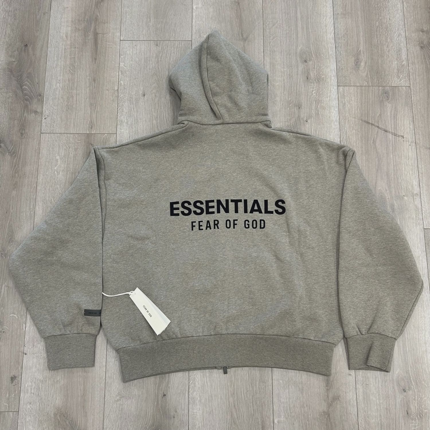 Essentials fleece zip up hoodie brown • Brand New [0500]