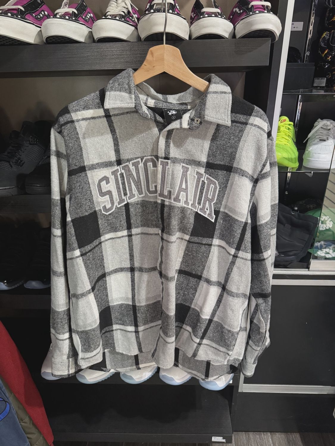 Sinclair Grey Flannel size L • Pre-Owned [5007]