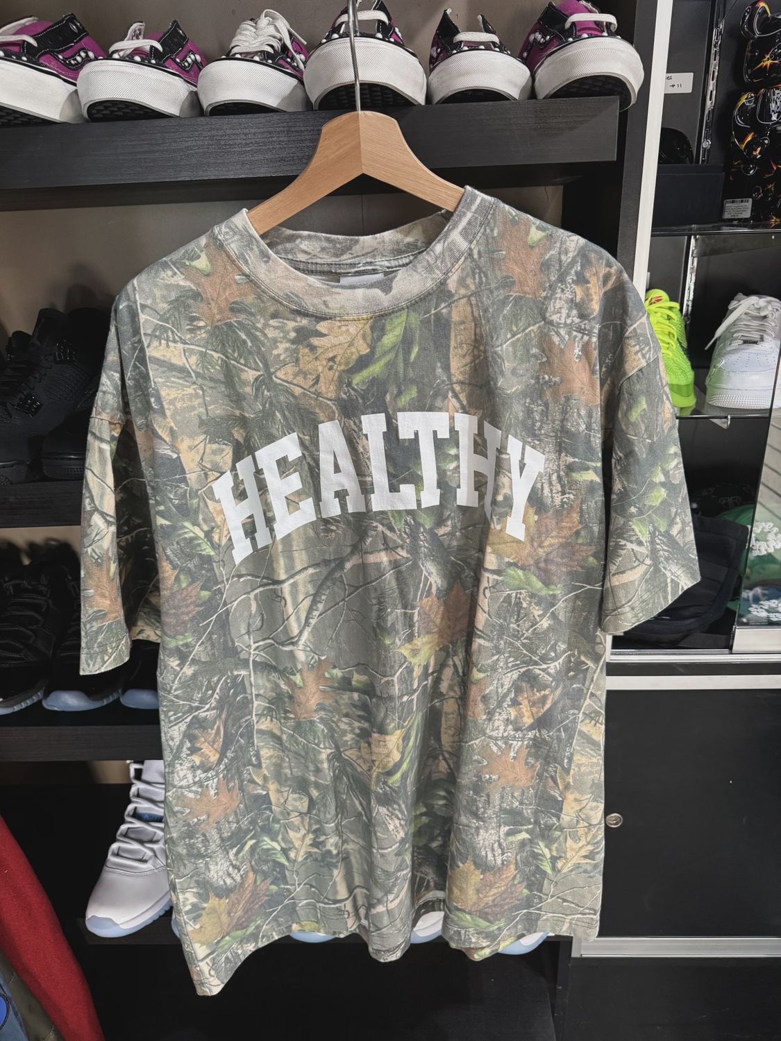 Midnight Organic Healthy Camo Tee XL • Brand New [7715]