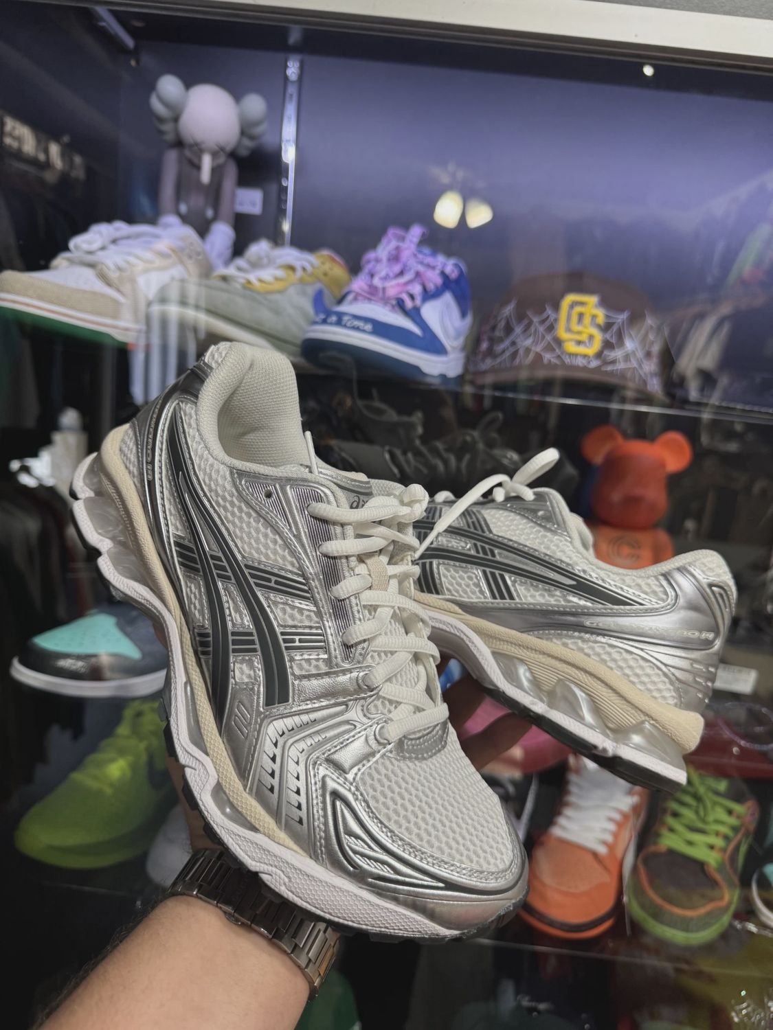 ASICS Gel-Kayano 14 White Graphite Grey No Box • Pre-Owned [7397]