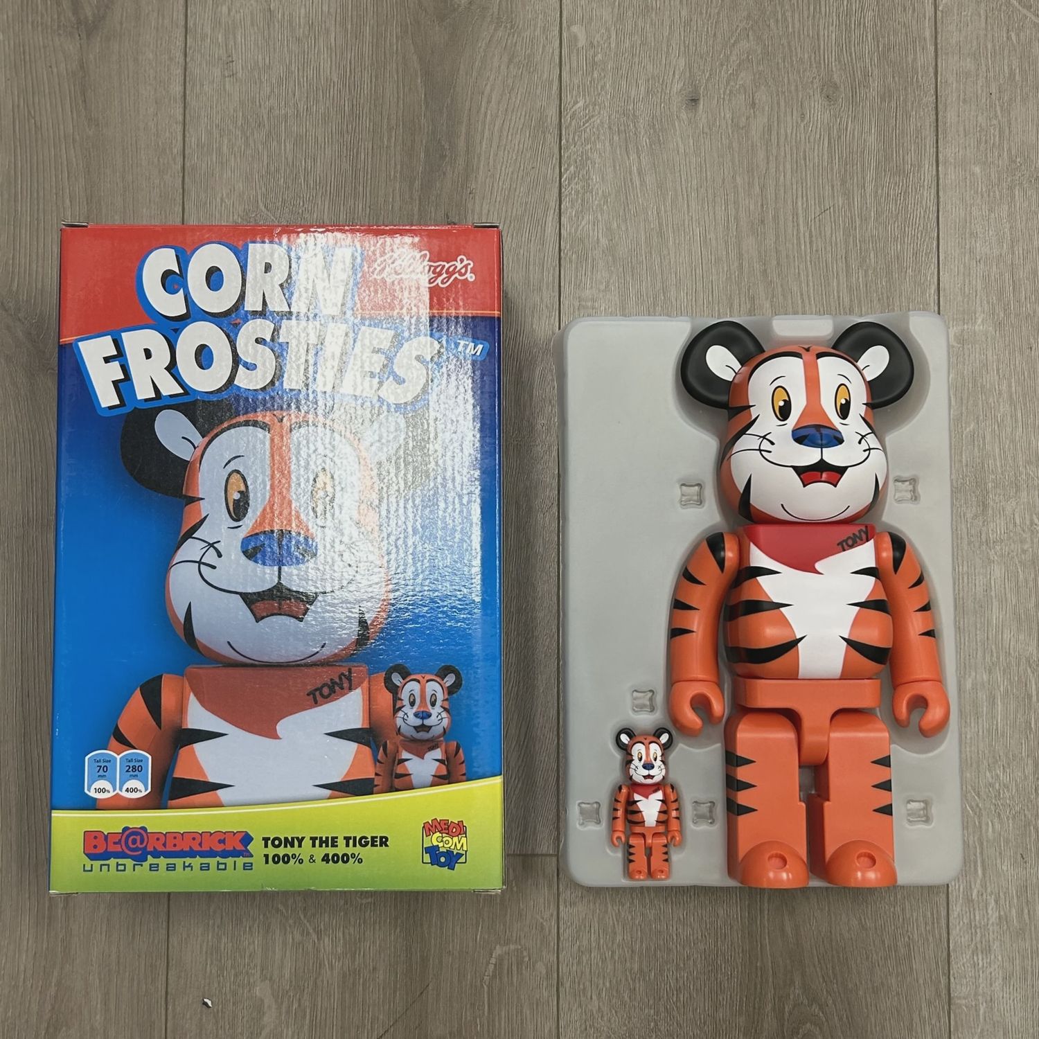 Medicom Toy Tony The Tiger Be@rbrick 400% Figure • Pre-Owned [8238]
