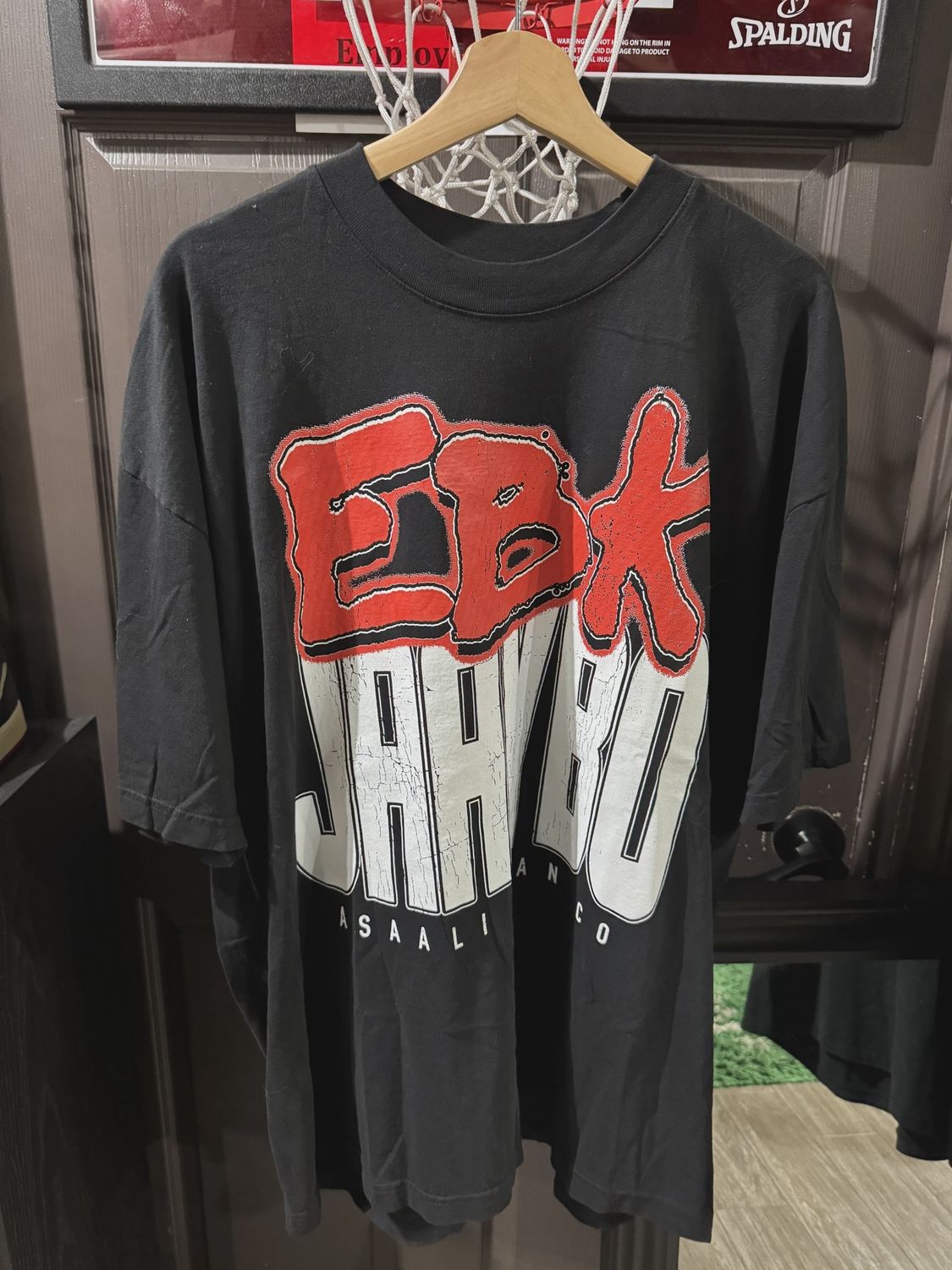 Asaali Mr EBK Black Tee XL • Pre-Owned [6807]