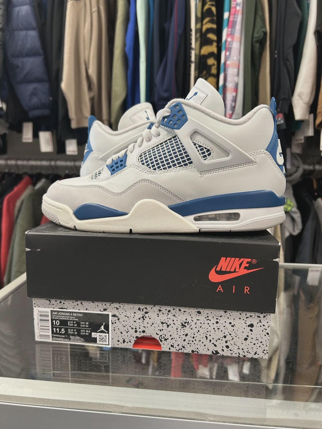 Air Jordan 4 Retro Military Blue (2024) • Pre-Owned [6636]
