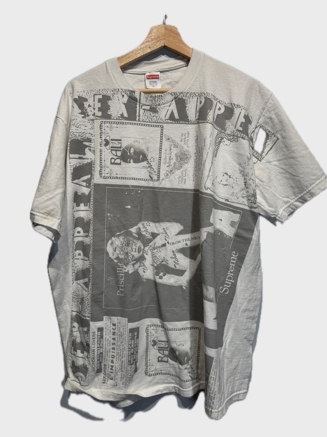 Supreme Sex Appeal tee white • Pre-Owned [1640], Clothing Size: XL, Product Condition: Pre-Owned