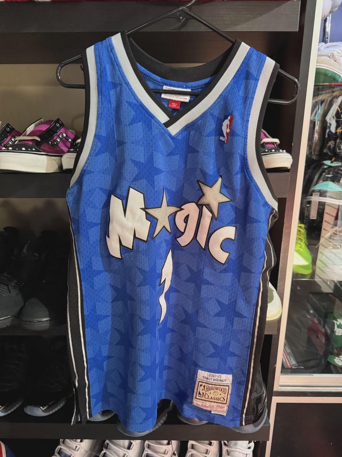 Mitchell &amp; Ness Magic Mcgrady Jersey size M • Pre-Owned [5941]