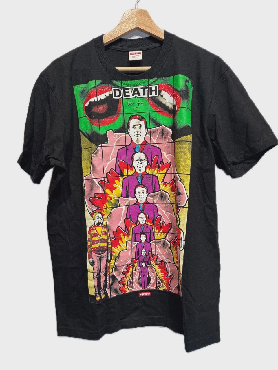 Supreme Gilbert and George Death tee • Pre-Owned [1325], Clothing Size: M, Product Condition: Pre-Owned