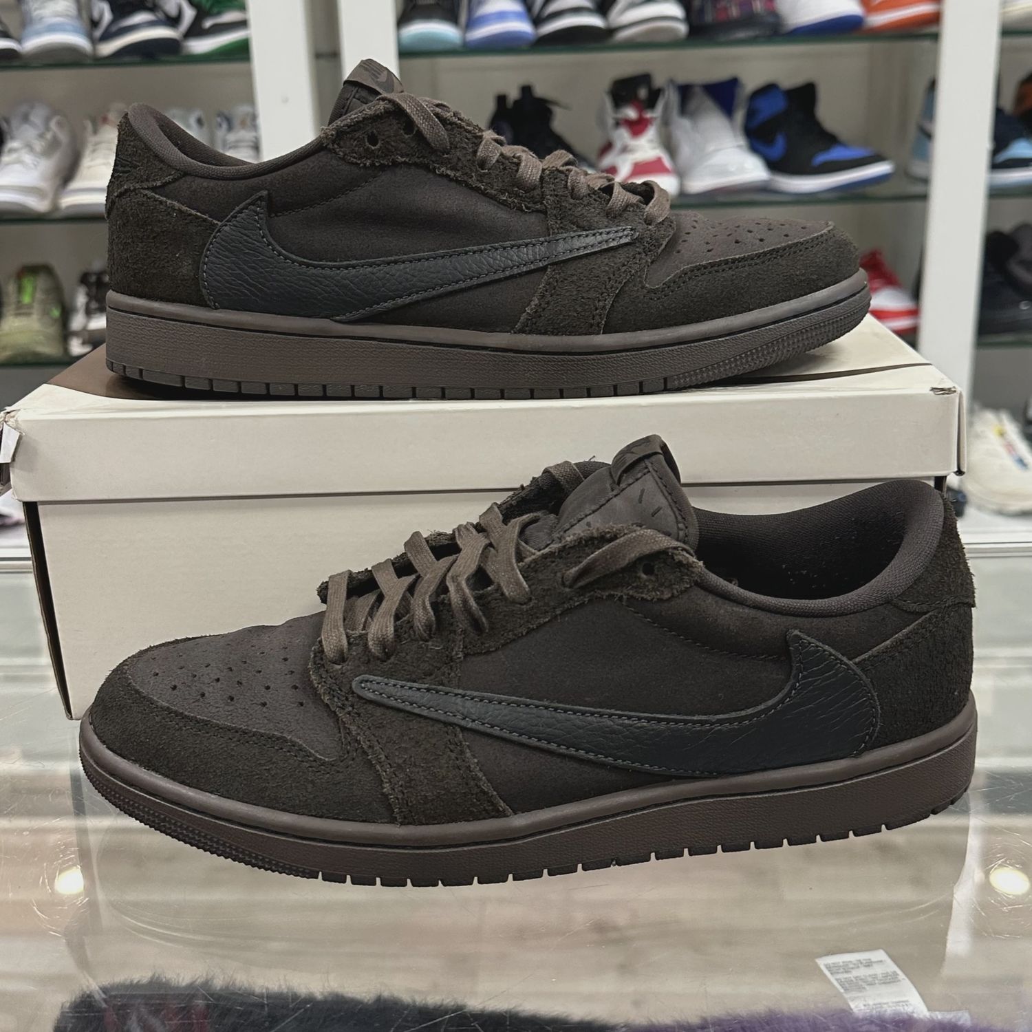 Air Jordan 1 Retro Low Travis Scott Velvet Brown • Pre-Owned [4797]
