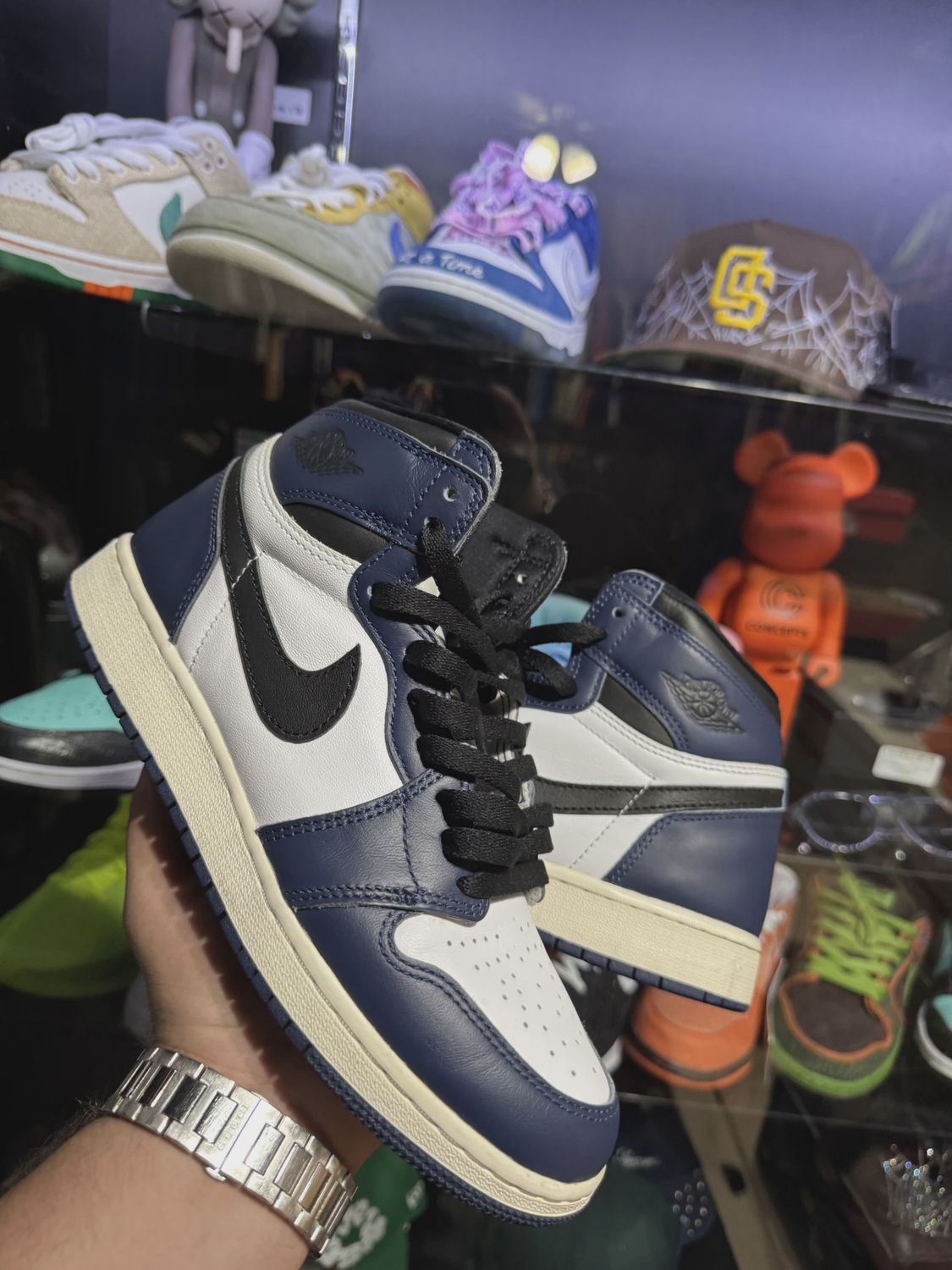 Air Jordan 1 Retro High Original Midnight Navy (GS) No Box • Pre-Owned [6035]