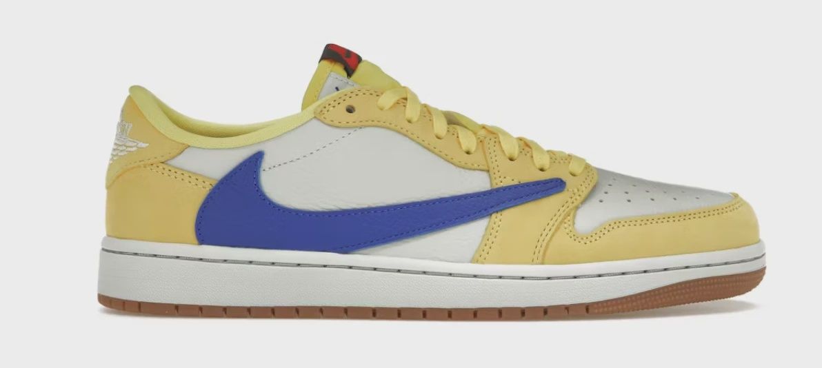 Jordan 1 Retro Low OG SP Travis Scott Canary (Women's) • Brand New [6141]