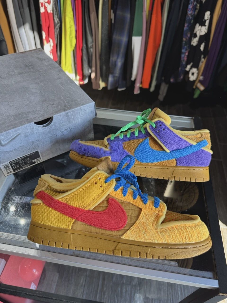 Nike Dunk Low Cactus Plant Flea Market Swamp Sponge Psychic Purple • Pre-Owned [0150]