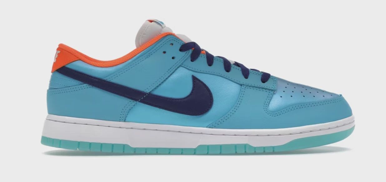 Nike Dunk Low SE Baltic Blue Total Orange • Pre-Owned [0425]