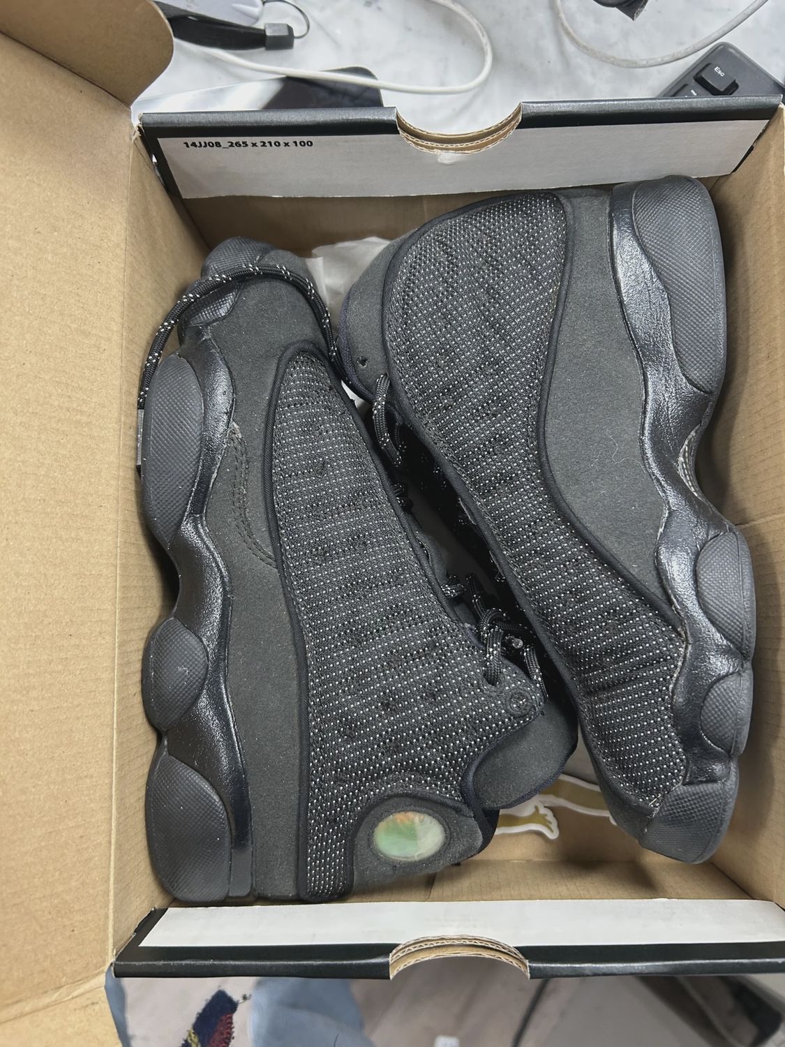 Air Jordan 13 Retro Black Cat (Grade School) • Pre-Owned [0987]