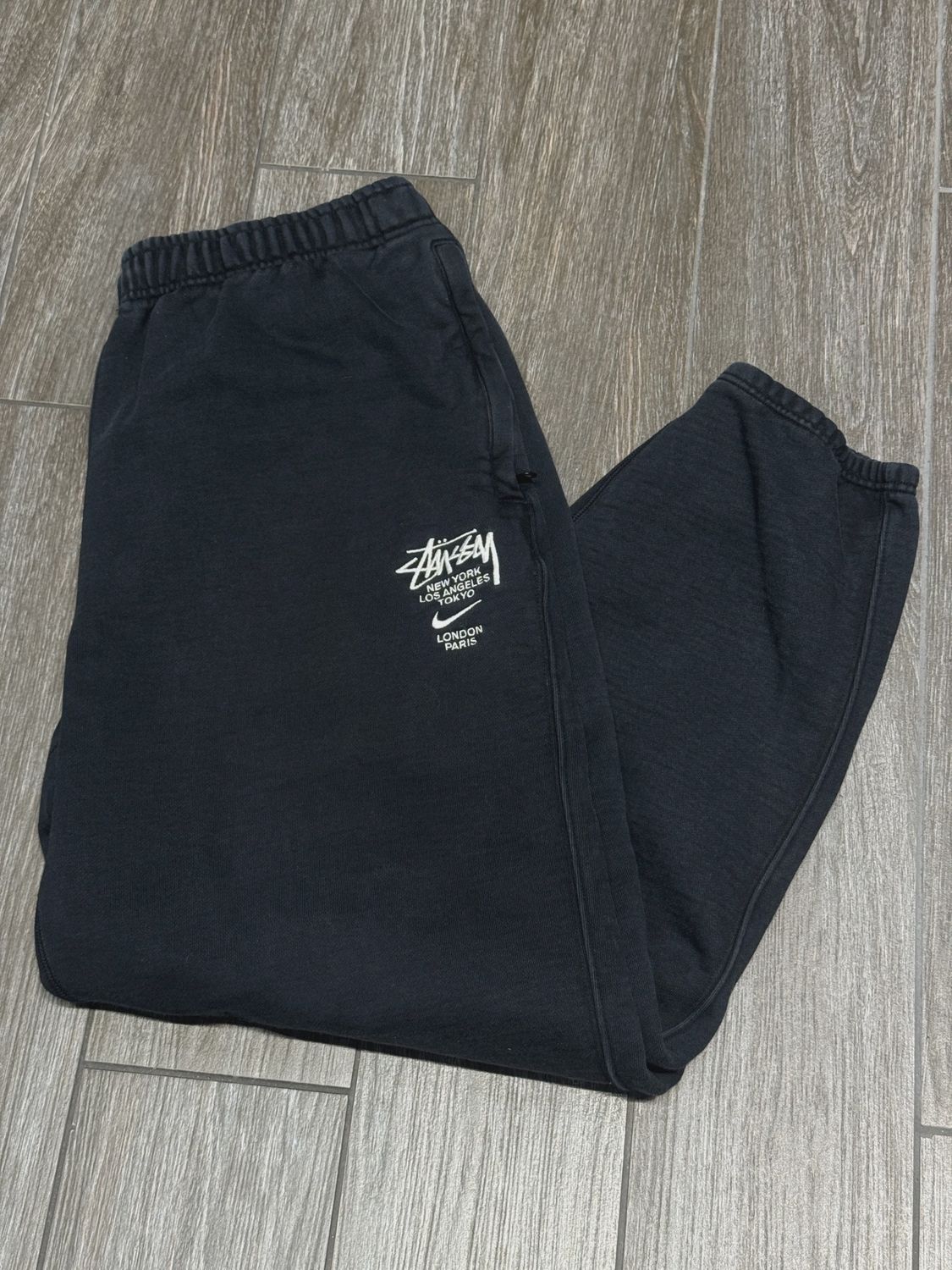 Nike x Stussy International Sweatpants Black size L • Pre-Owned [8879]