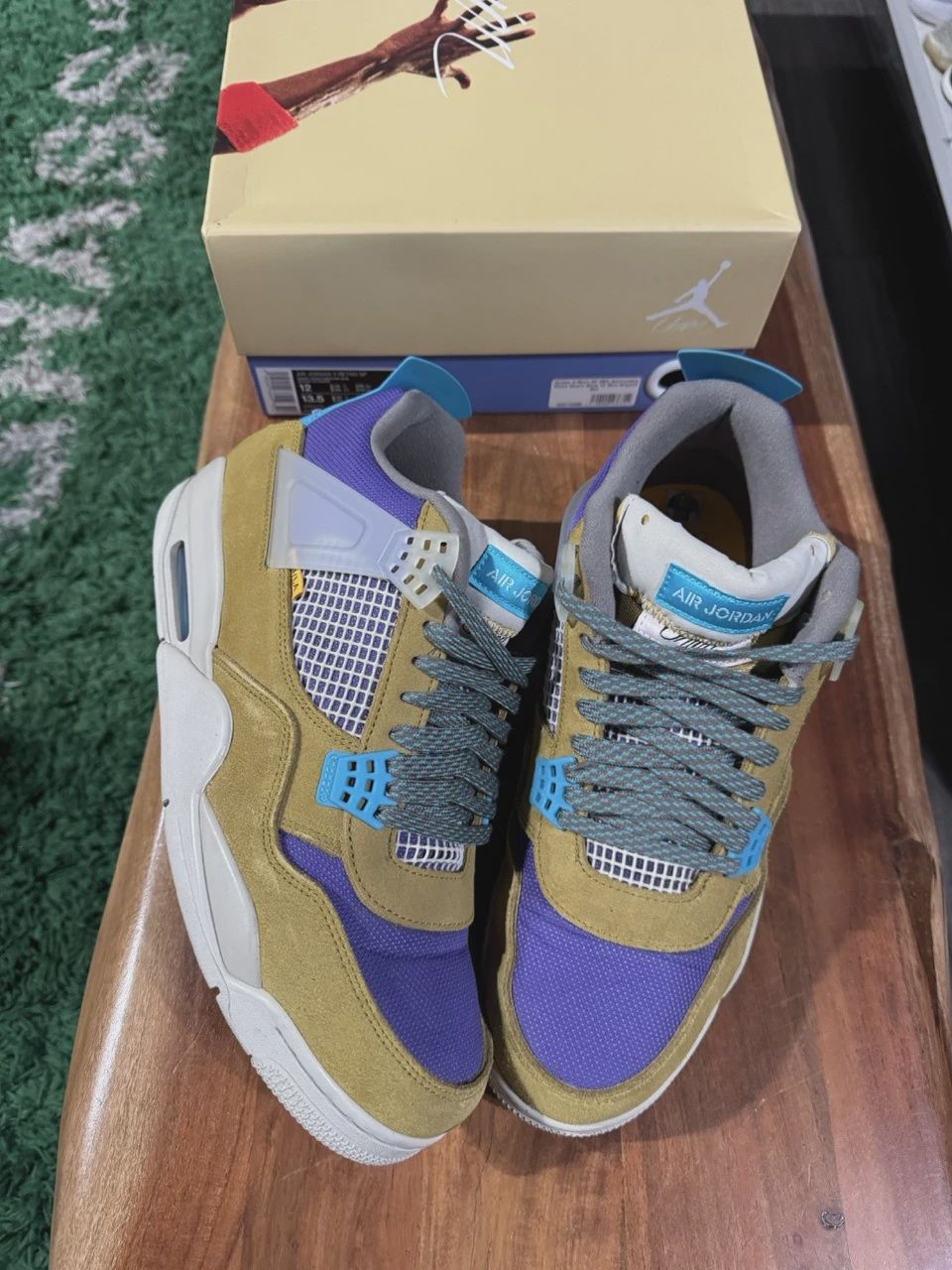 Air Jordan 4 Retro SP 30th Anniversary Union Desert Moss • Pre-Owned [5509]