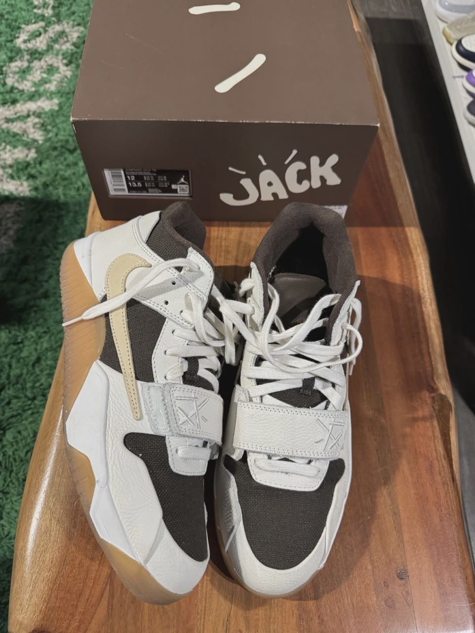 Jordan Jumpman Jack TR Travis Scott Sail • Pre-Owned [6446]