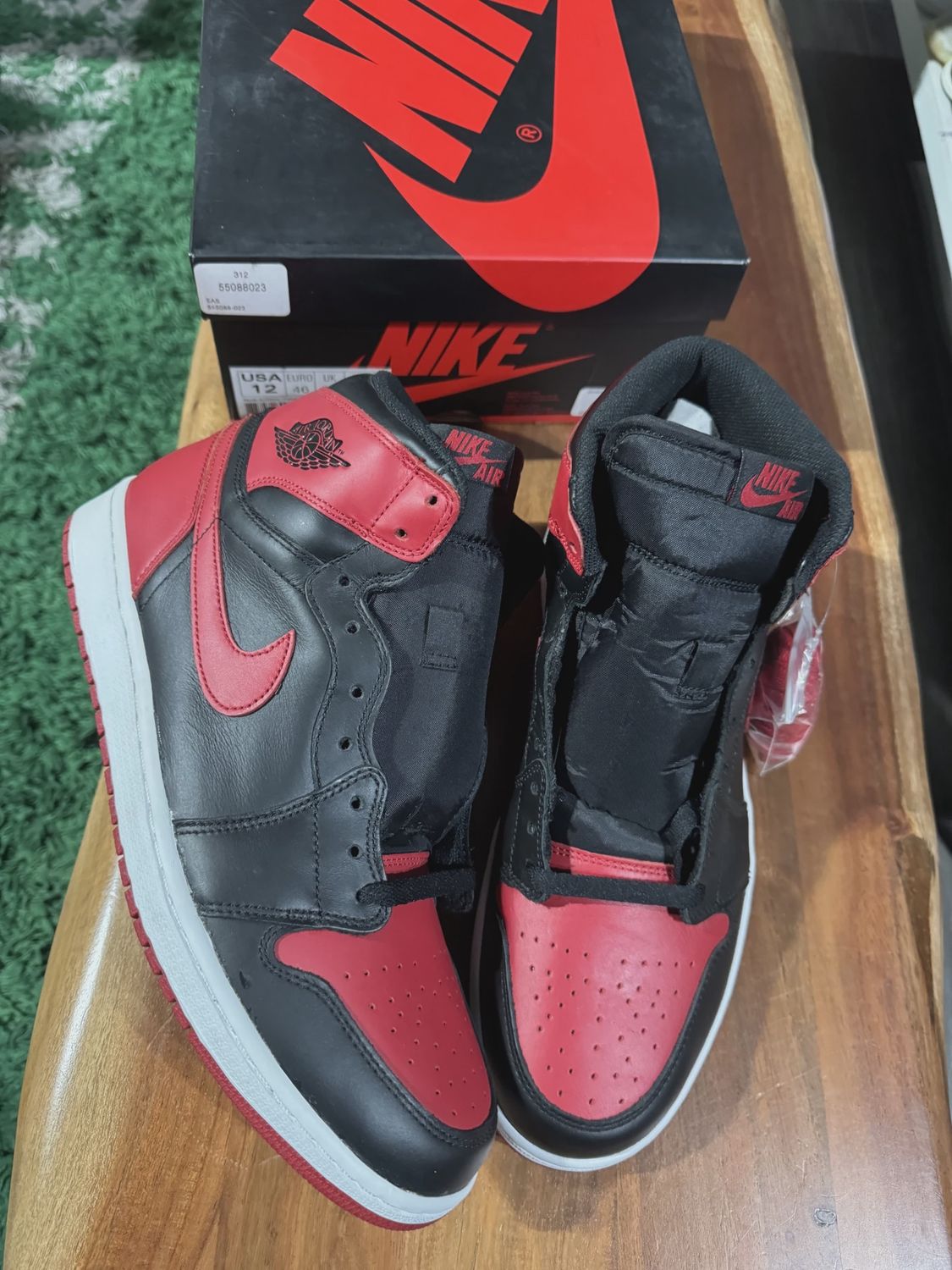 Air Jordan 1 Retro Black Red (2013) • Brand New [8278]
