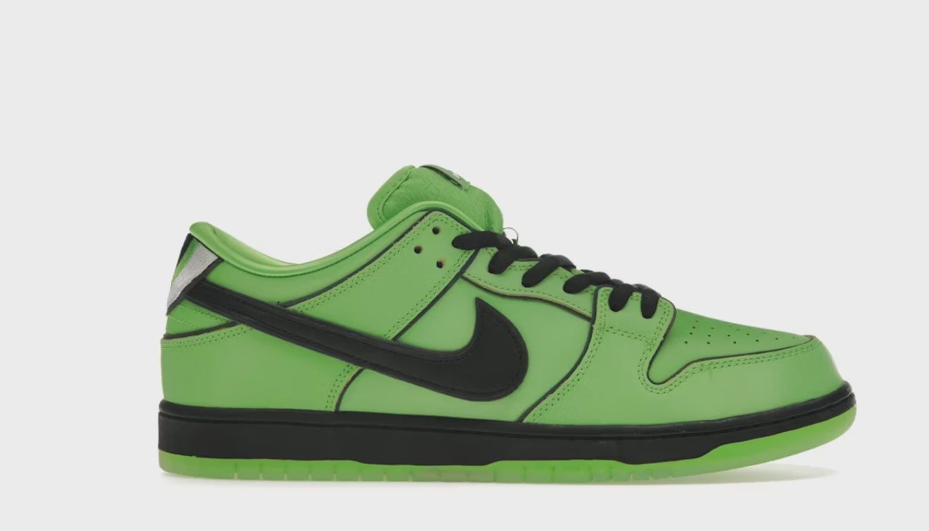 Nike SB Dunk Low The Powerpuff Girls Buttercup • Brand New [6756]