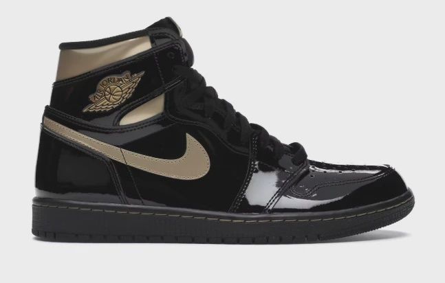 Air Jordan 1 Retro High Black Metallic Gold (2020) • Brand New [0915]