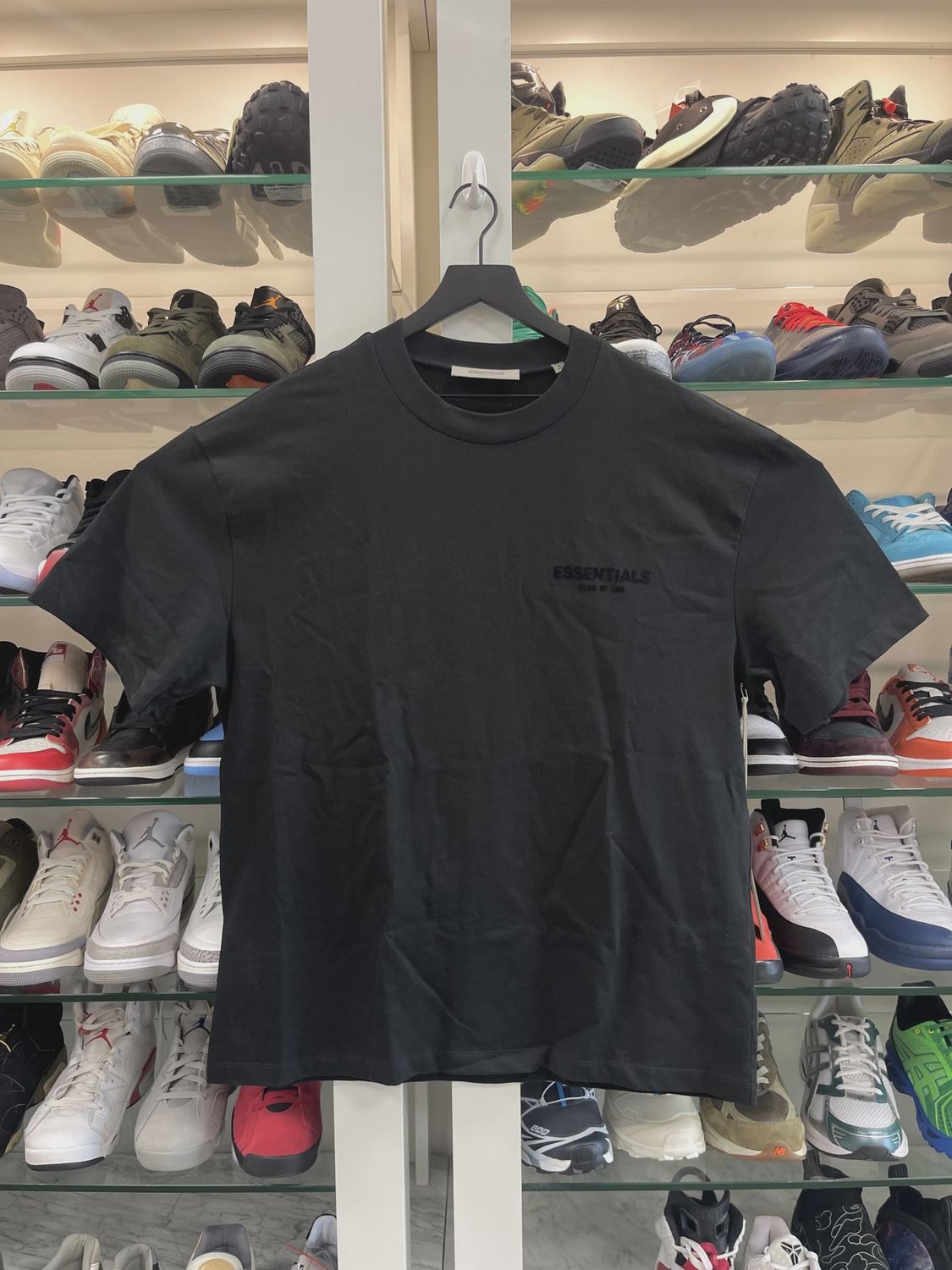 Essentials Tee Black on Black • Brand New [8365]