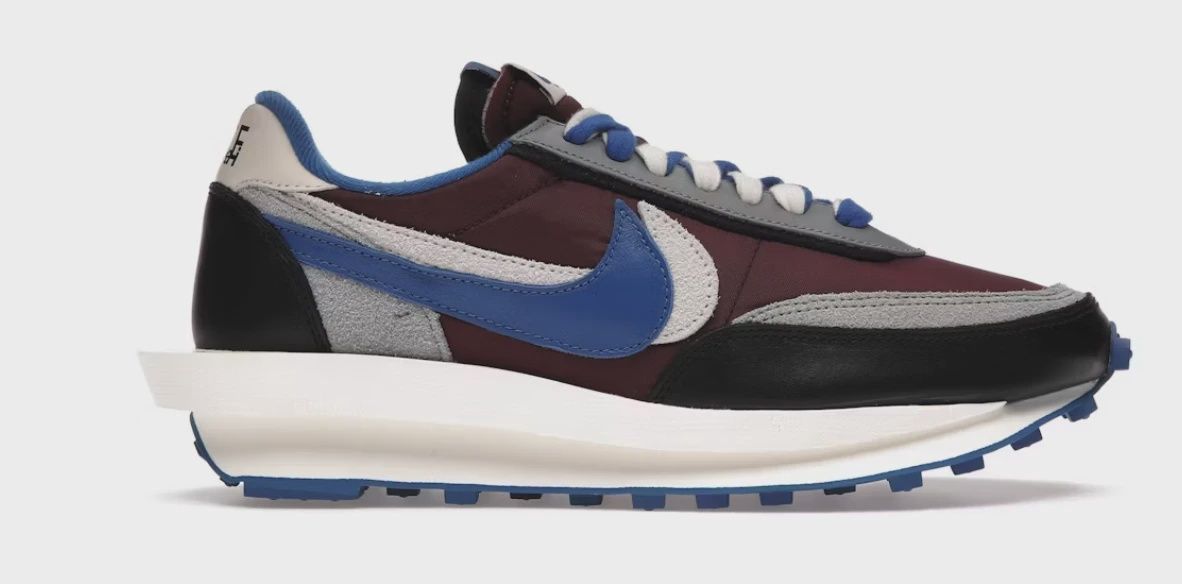 Nike LD Waffle sacai Undercover Night Maroon Team Royal Blue • Brand New [9481]