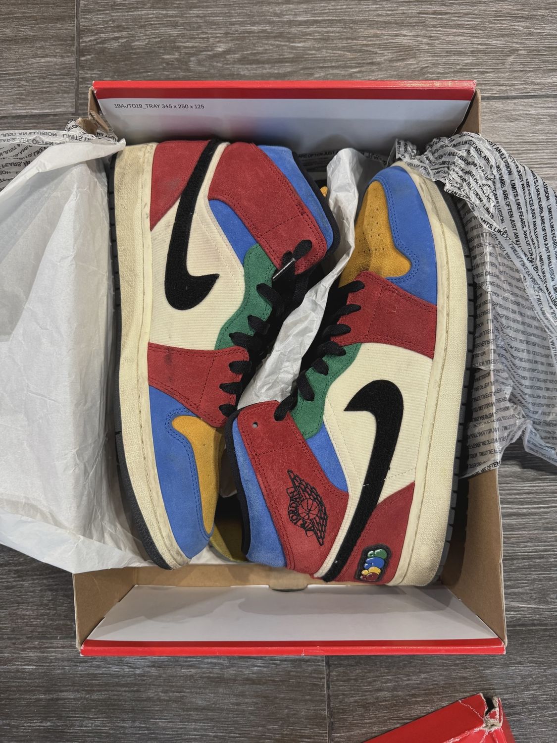 Jordan 1 Mid SE Fearless Blue the Great • Pre-Owned [7799]