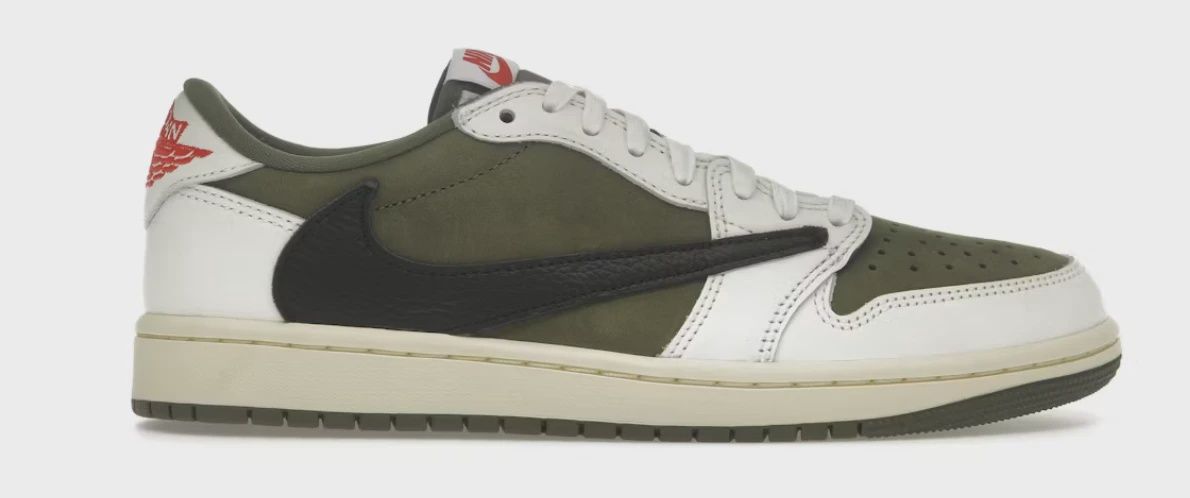 Jordan 1 Retro Low OG SP Travis Scott Medium Olive • Brand New [8122]