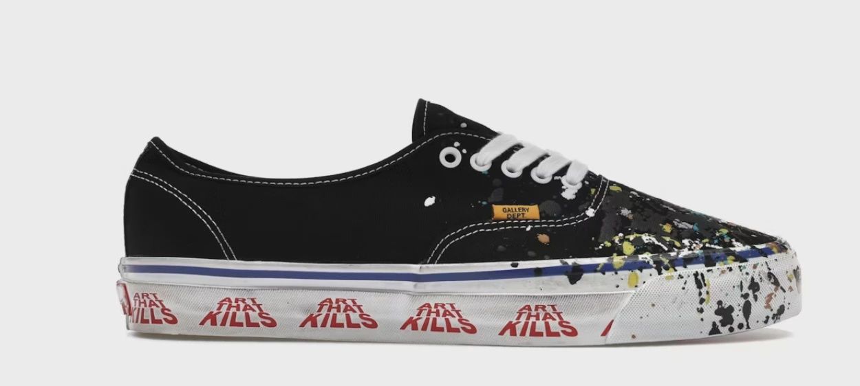 Vans Authentic Reissue 44 Gallery Dept. Art That Kills Black • Brand New [0226]
