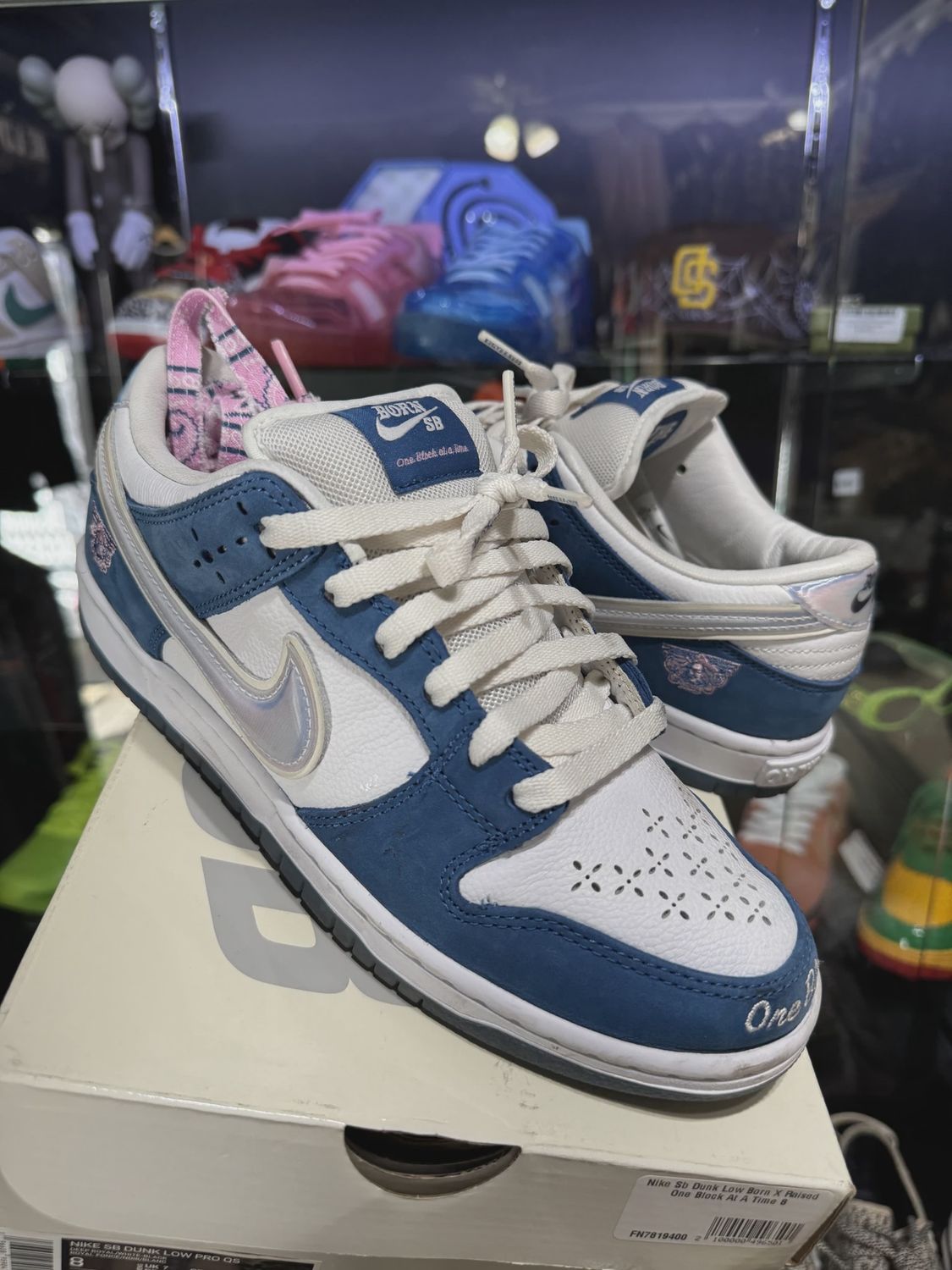 Nike SB Dunk Low Born  x Raised One Block At A Time • Pre-Owned [4370]