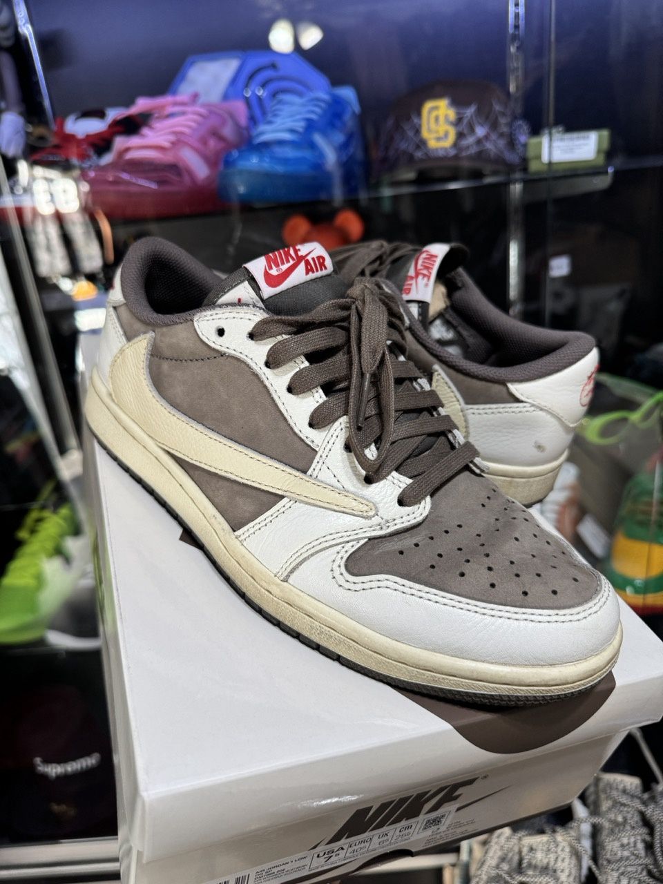 Travis Scott Jordan 1 Reverse Mocha • Pre-Owned [1319]