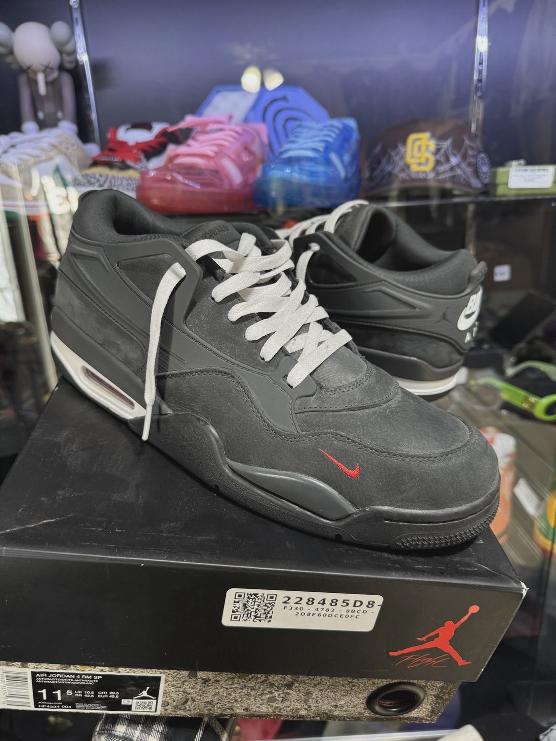 Jordan 4 RM SP Nigel Sylvester Driveway Grey • Pre-Owned [0595]