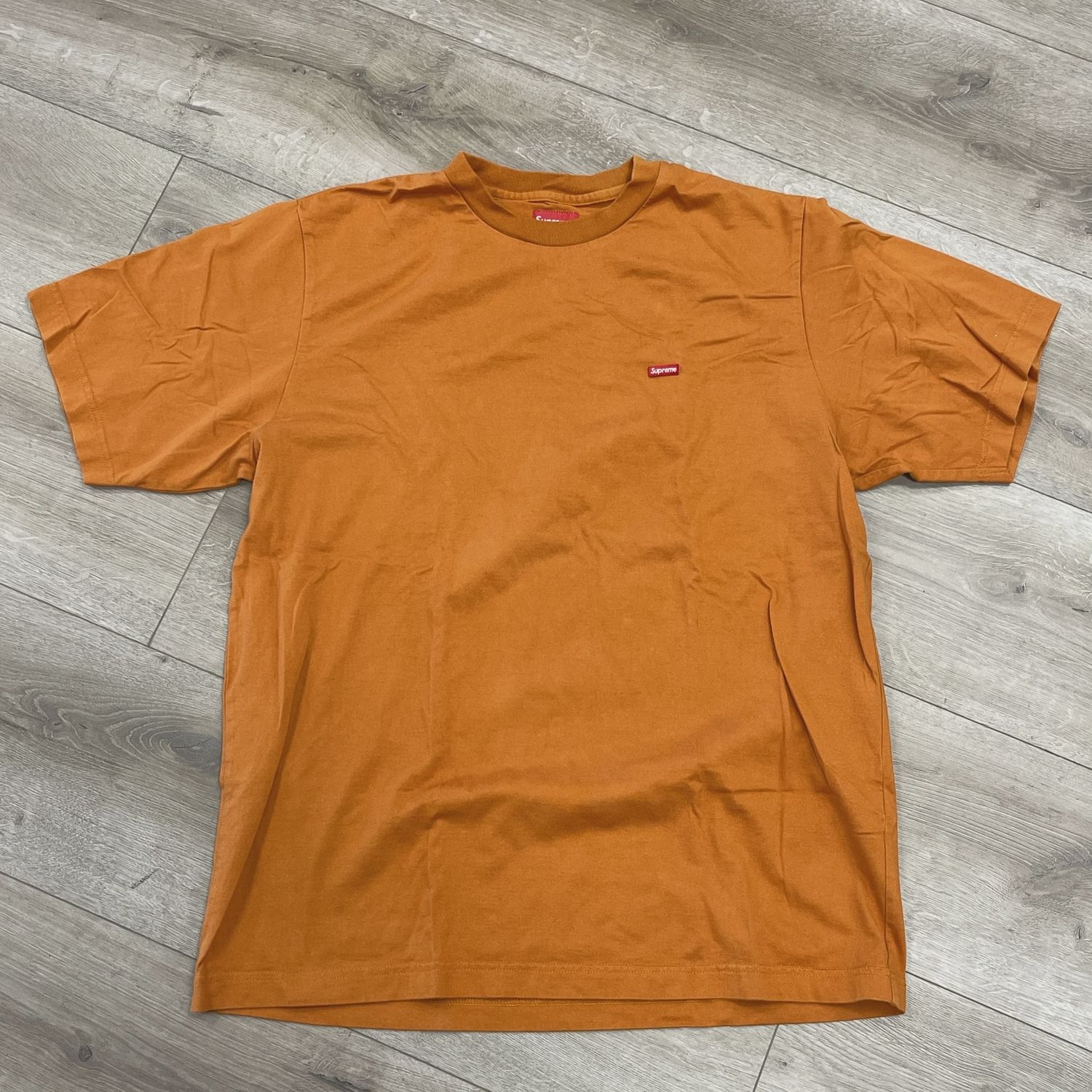 Supreme Box Logo Orange Tee • Pre-Owned [2895]