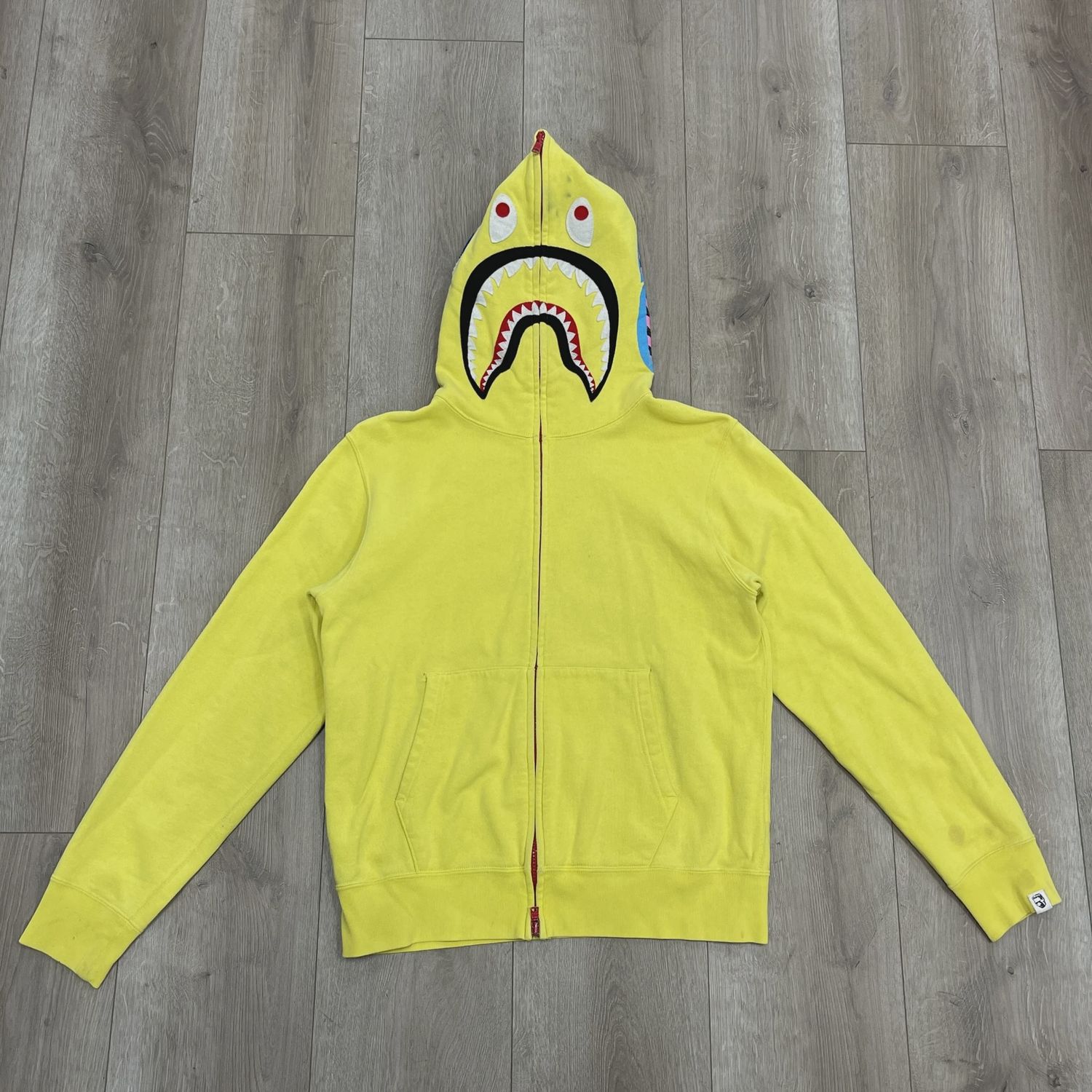 Yellow Bape Zip Up Hoodie • Pre-Owned [8815]