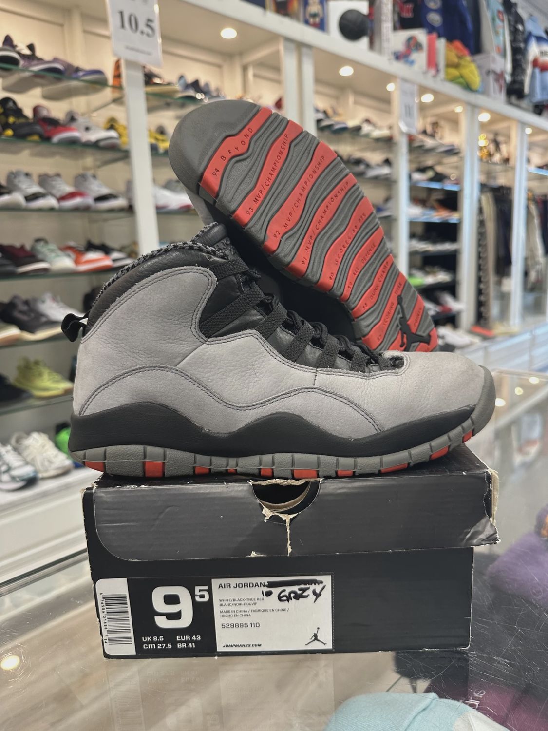 Air Jordan 10 Retro Cool Grey • Pre-Owned [6408]