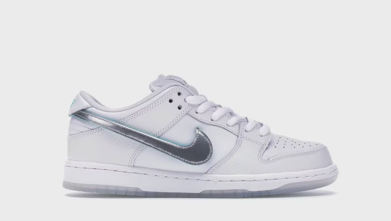 Nike SB Dunk Low Diamond Supply Co. White Diamond • Brand New [3490]