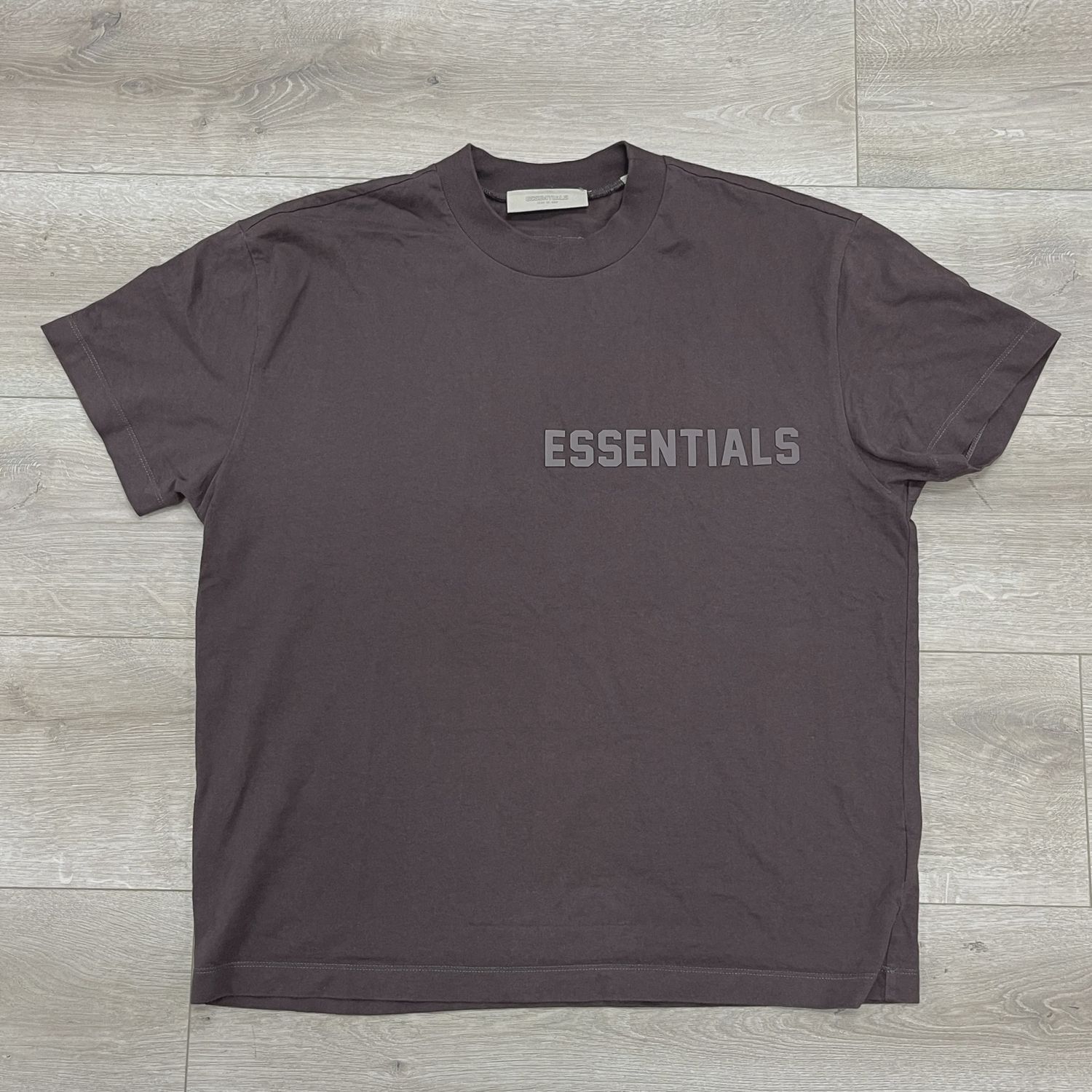 Fear of God Essentials Short-Sleeve Tee 'Plum' • Pre-Owned [7807]