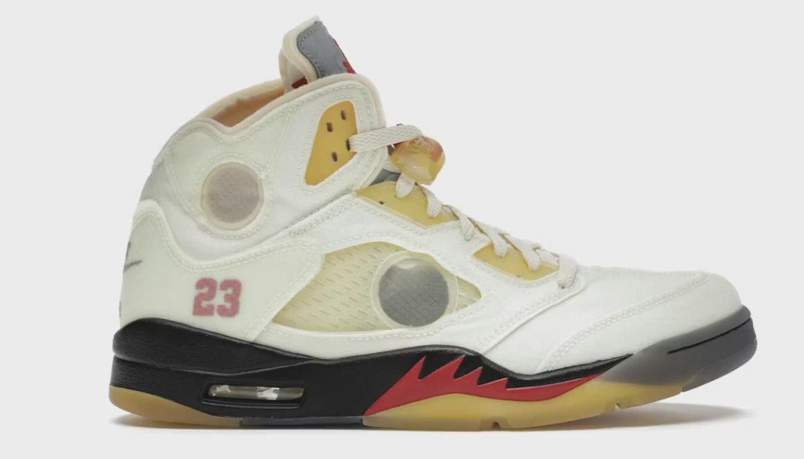 Air Jordan 5 Retro Off-White Sail • Brand New [5269]