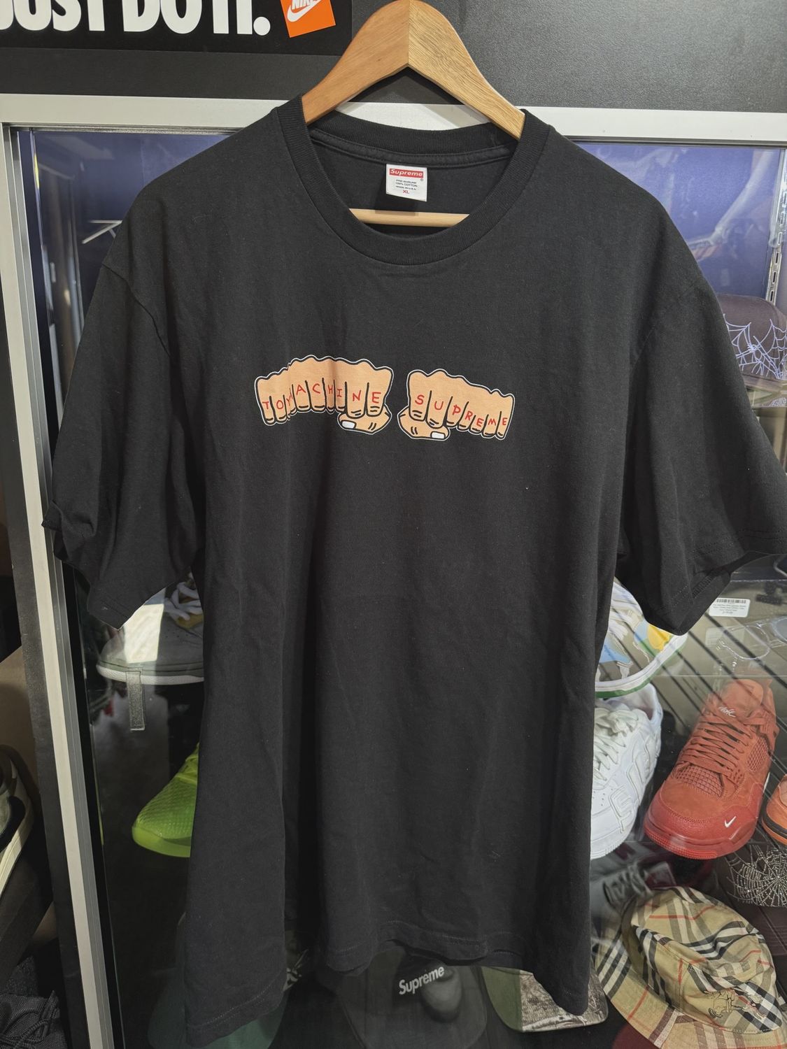 Supreme Toy Machine Fist Tee Black • Pre-Owned [4776]