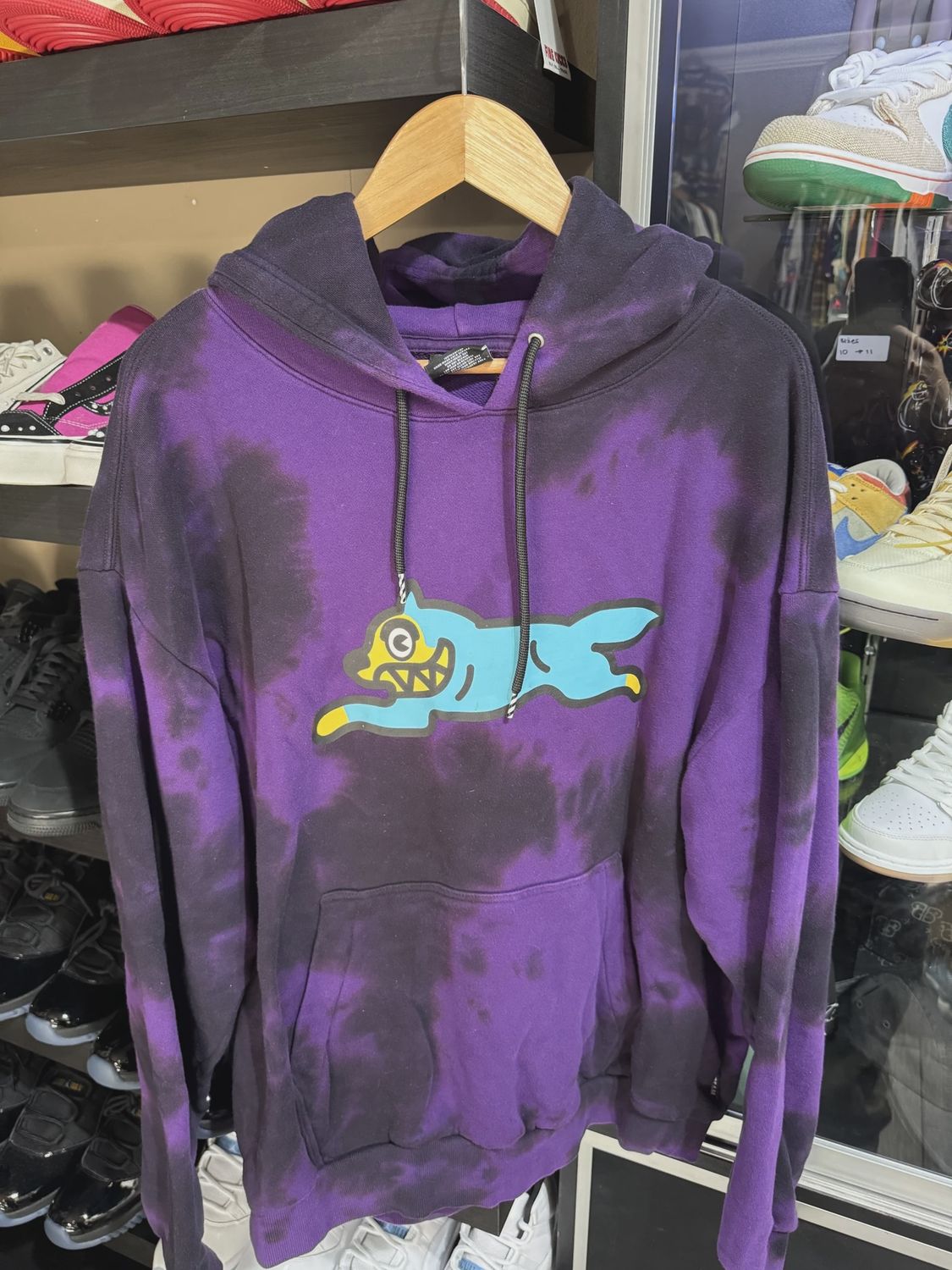 Ice Cream Purple Tye Dye Hoodie XXL • Pre-Owned [5317]